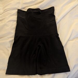 Women's Black High-Waisted Shorts